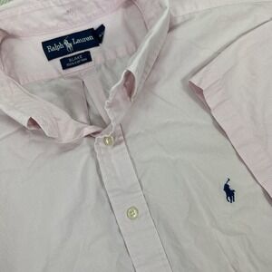 Polo Ralph Lauren Men's XXL Blake Button Down‎ Shirt Pink Gingham Check S/S